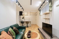 [5 Min to Shinjuku] Spacious 48sqm New 1BDR Apt! Full Kitchen, Separate Bath & Free Wi-Fi in SHINJUKU-KU HARAMACHI