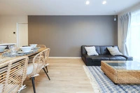 Pacific Coast Enoshima #402: [5min to Enoshima Sta. / Modern] Rare Spacious 60㎡+ Flat for up to 8 Guests! Ideal for Corporate & Family Stays in 