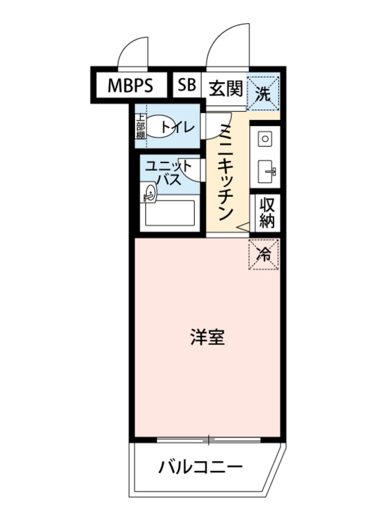 平面图: