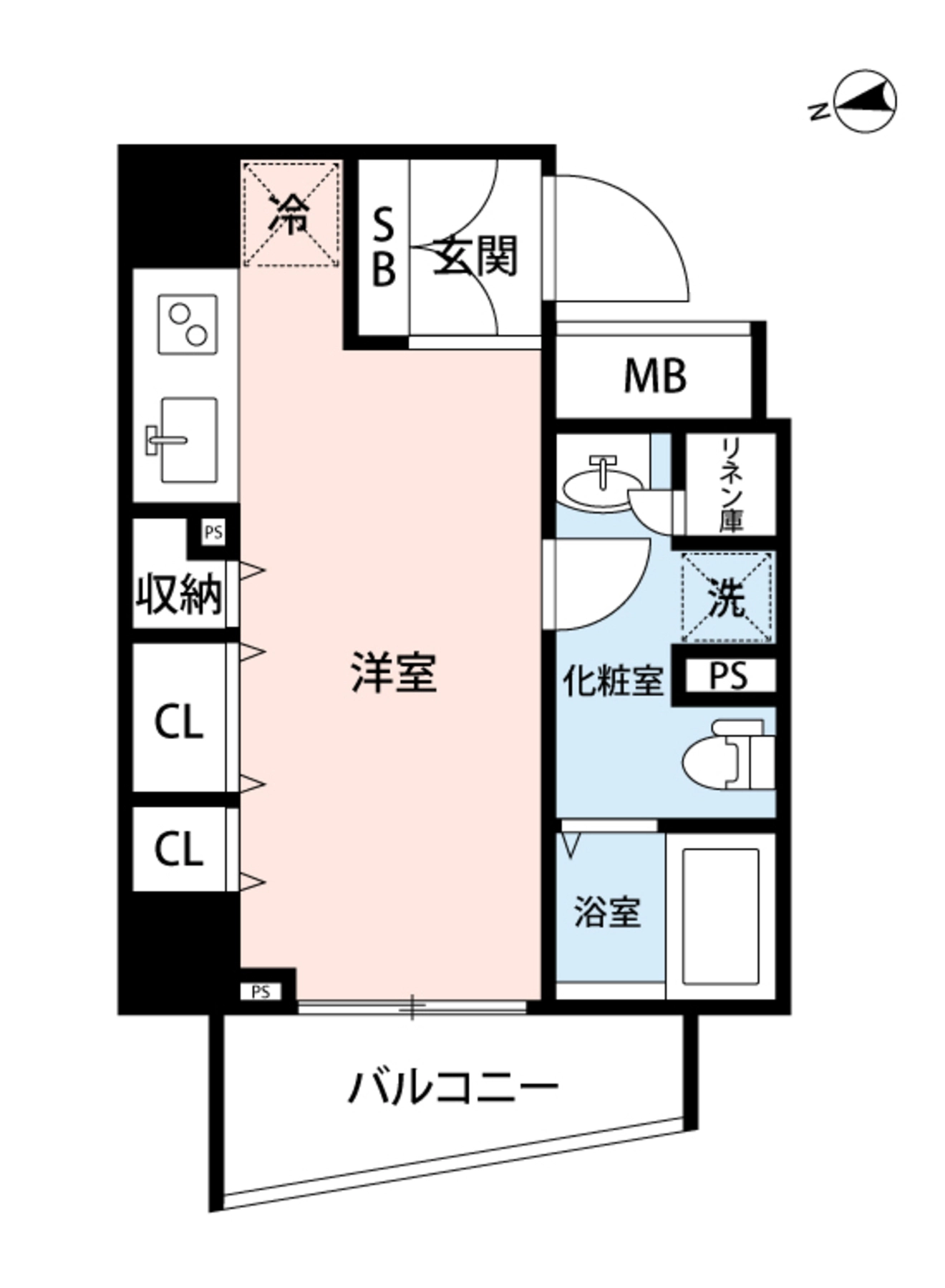 平面图: