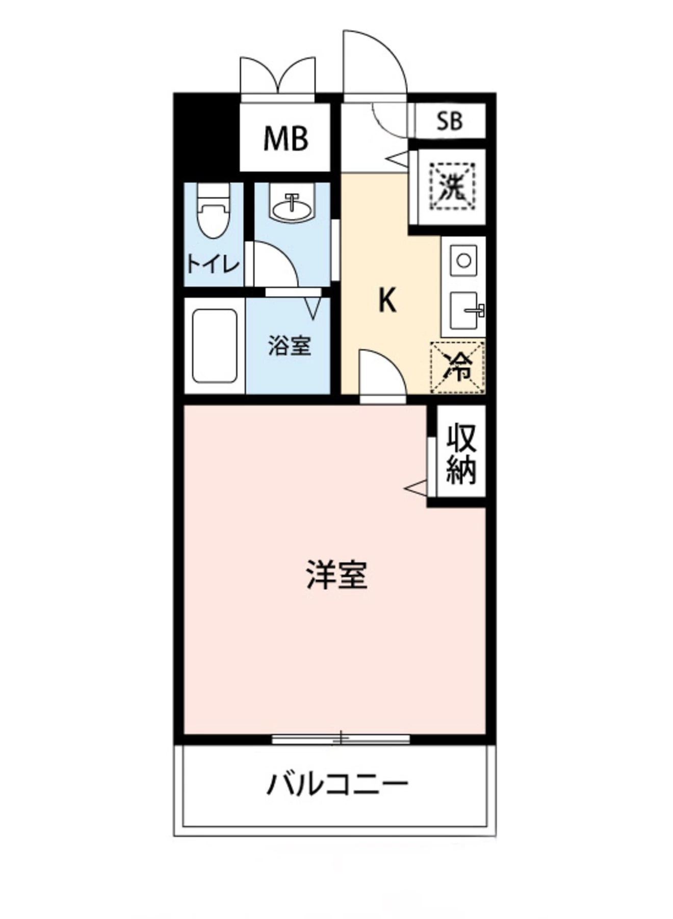 平面图: