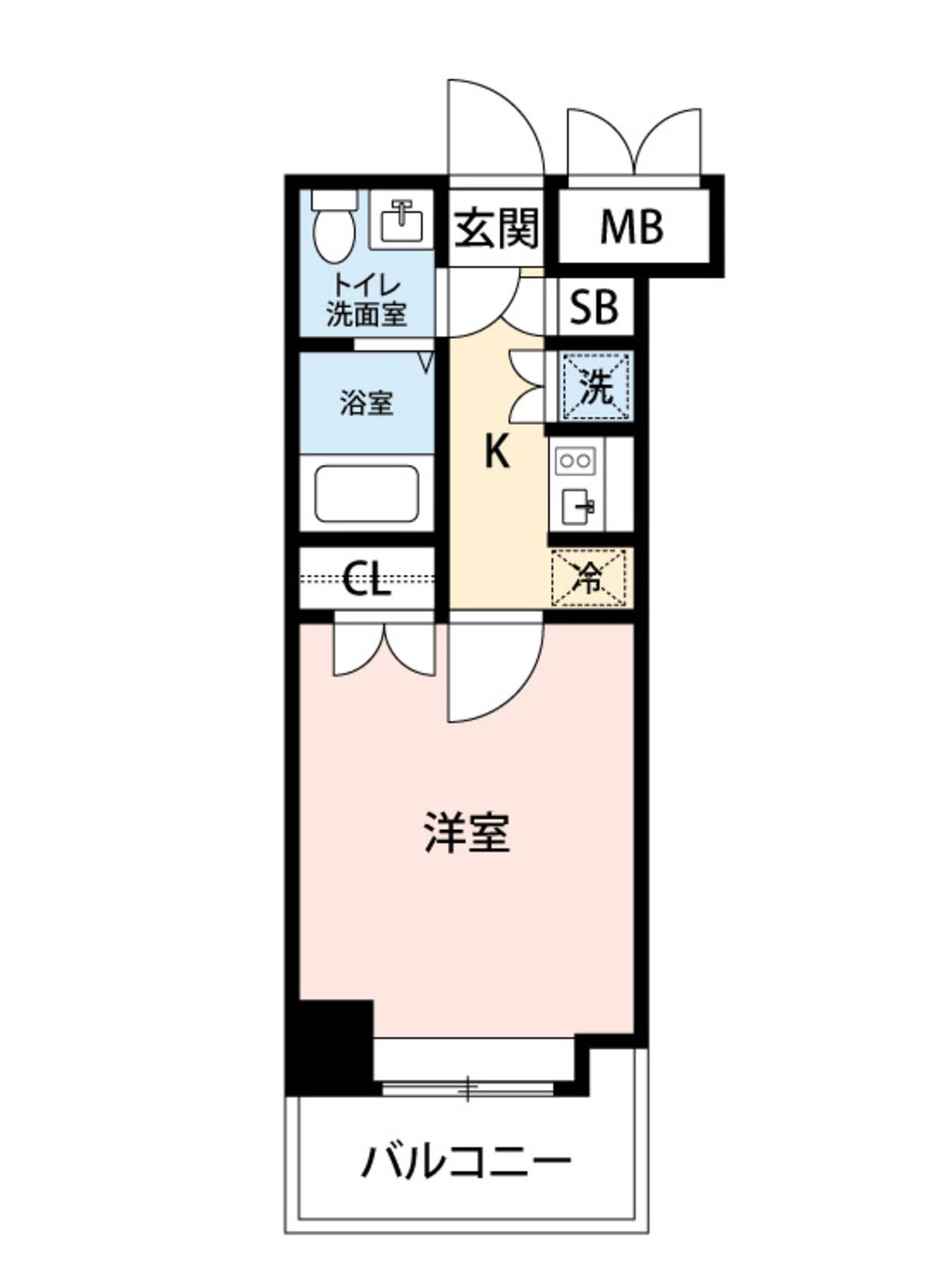 平面图: