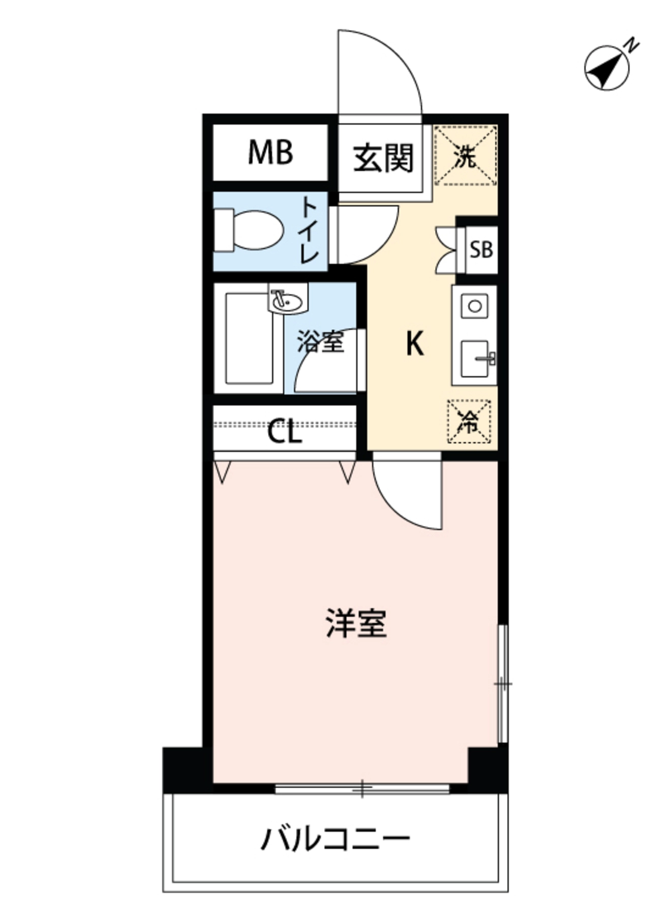 平面图: