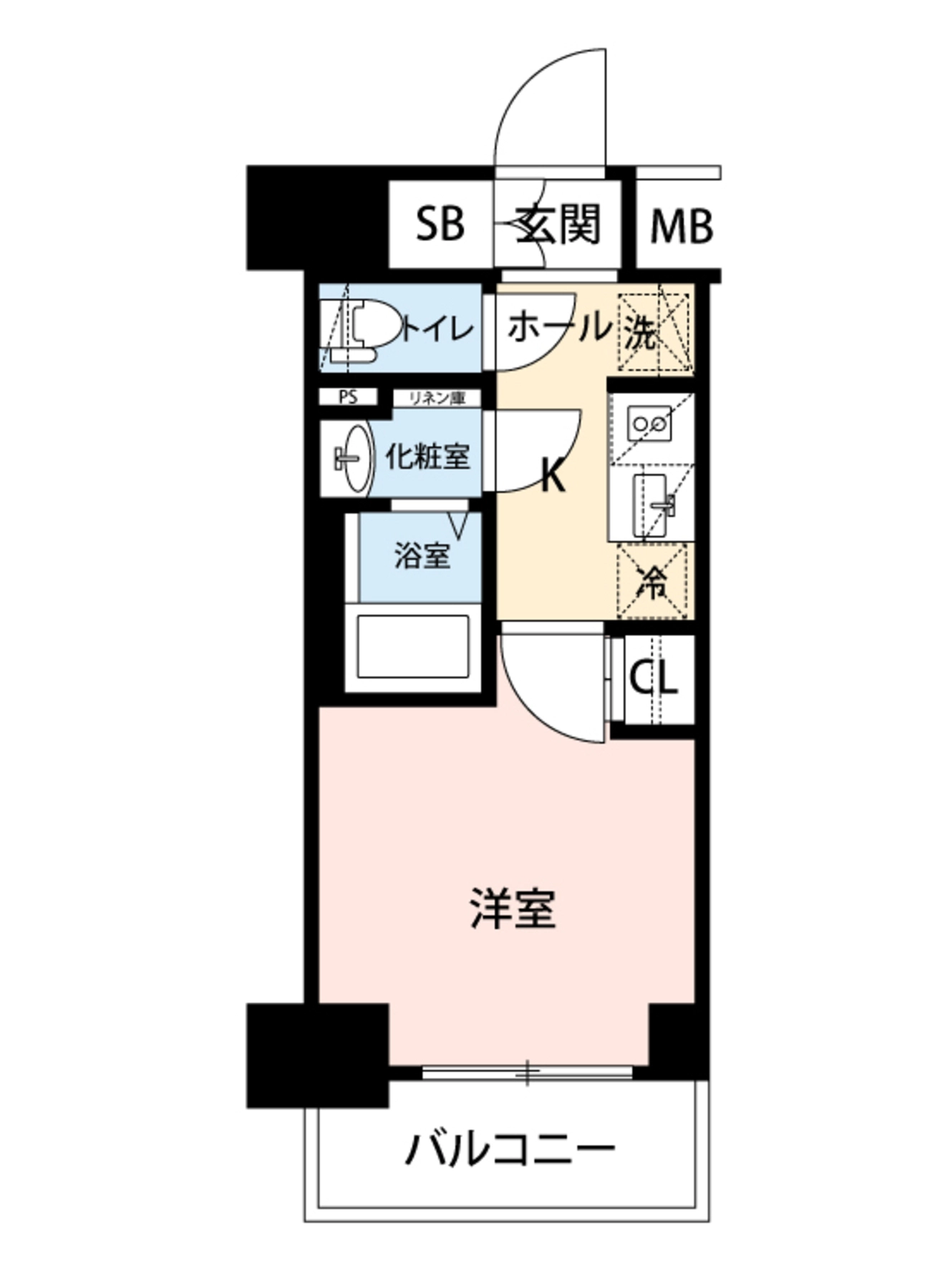 平面图: