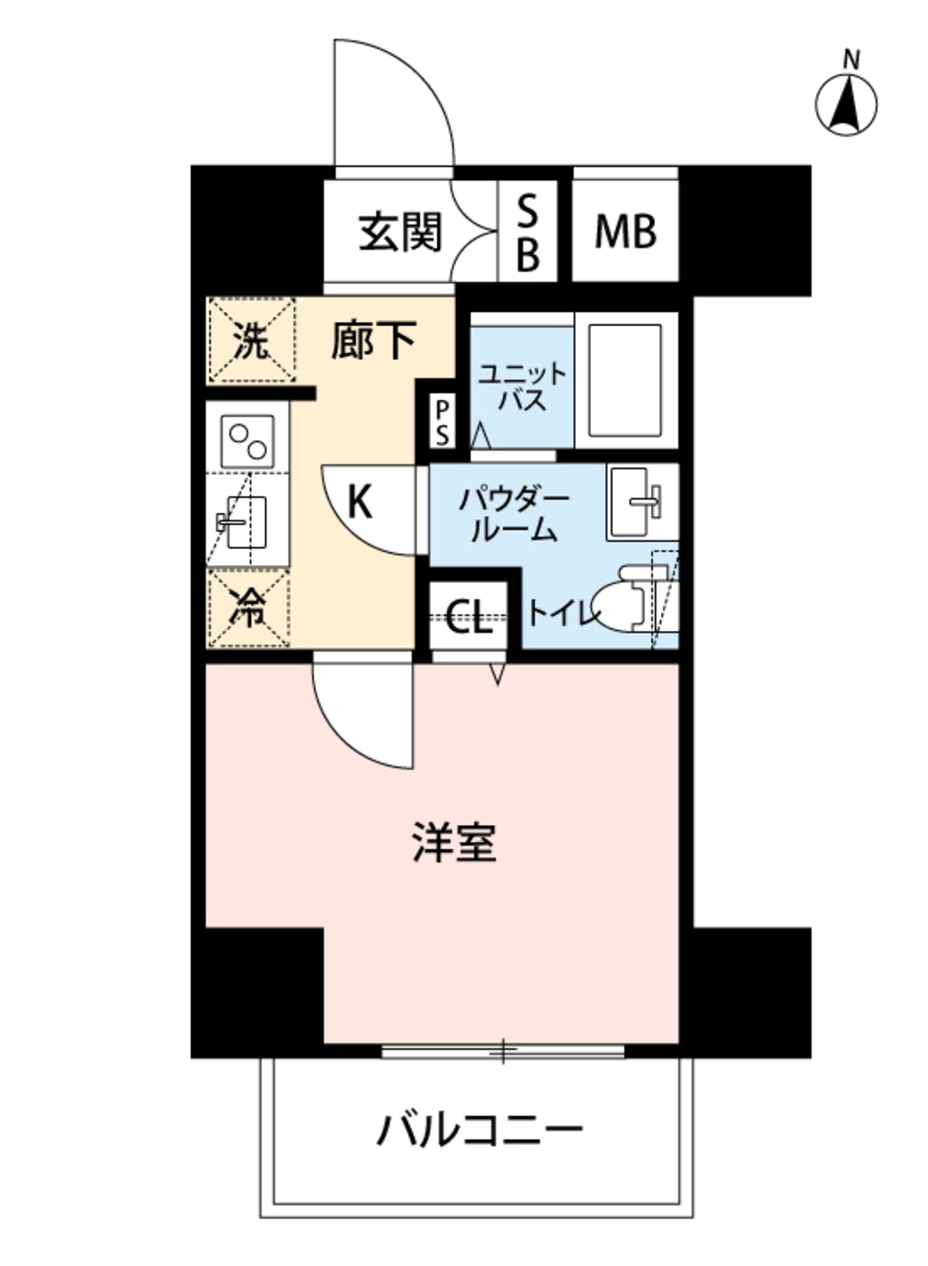 平面图: