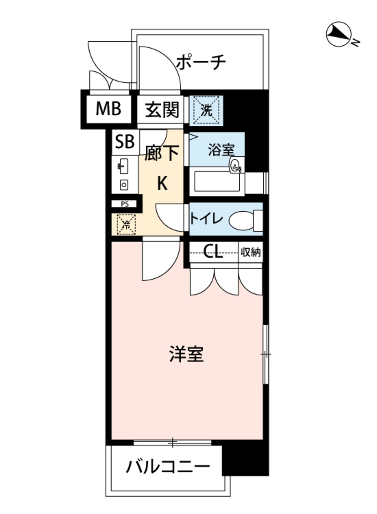 平面图: