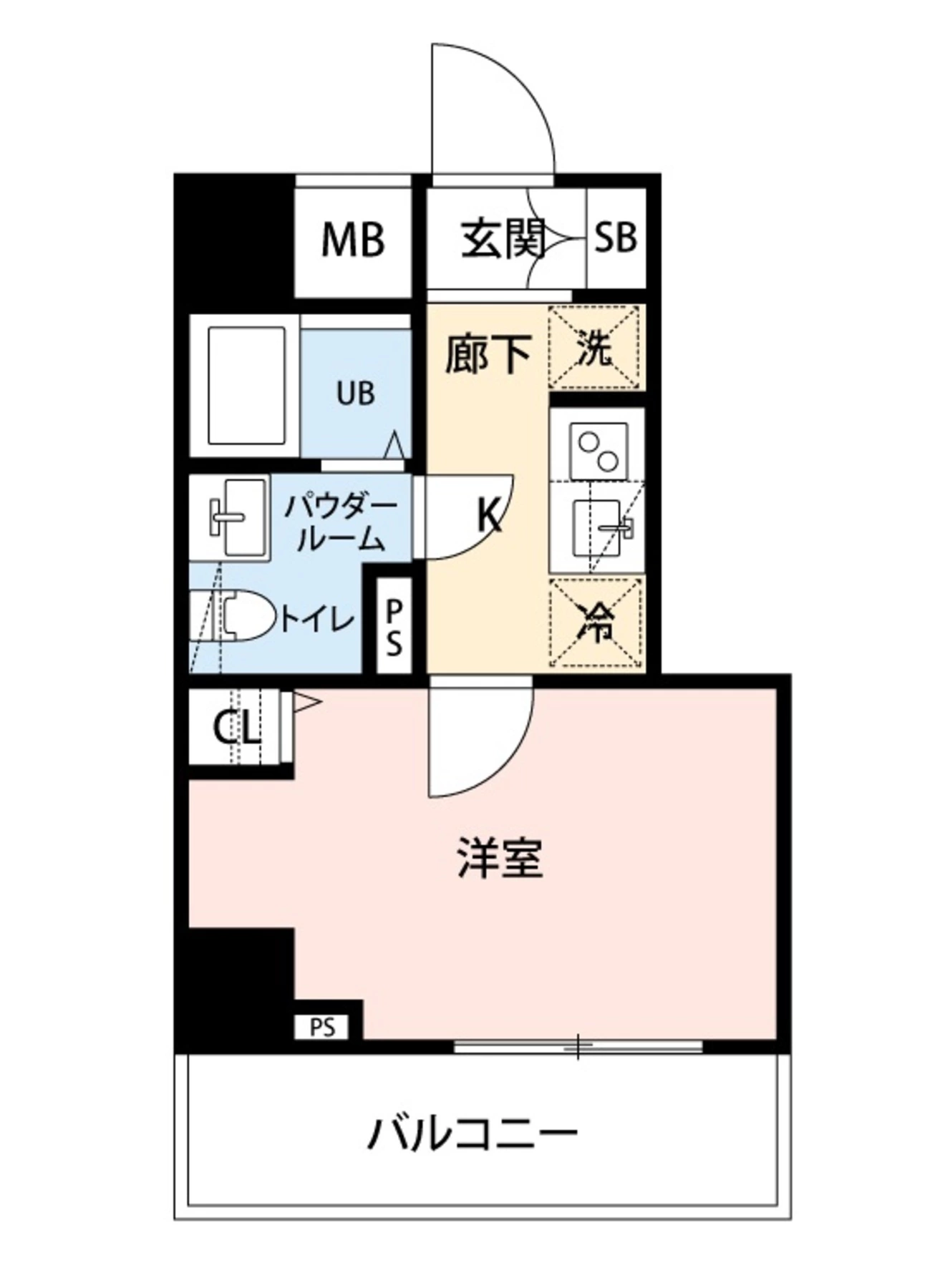 平面图: