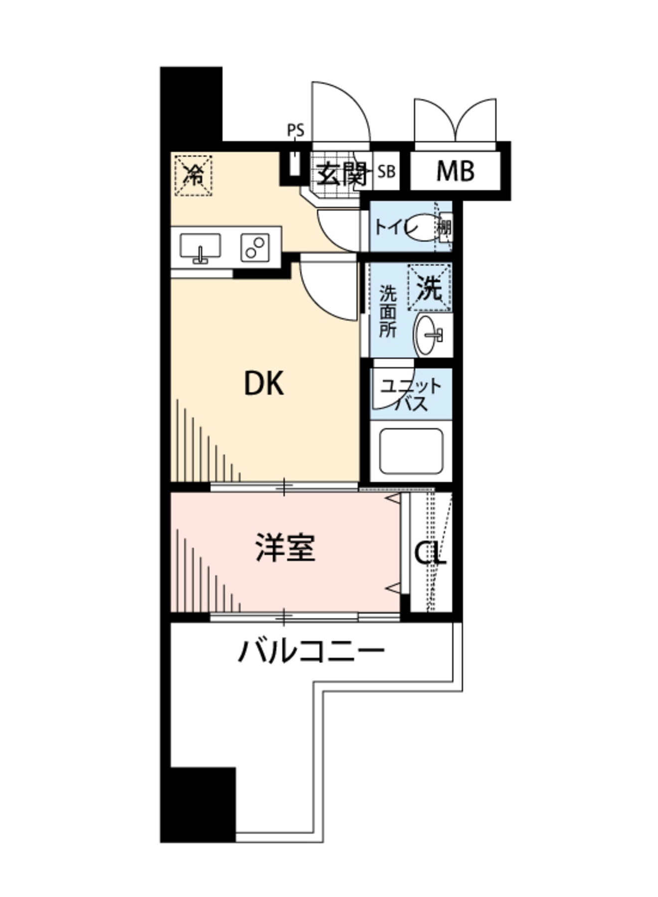 平面图: