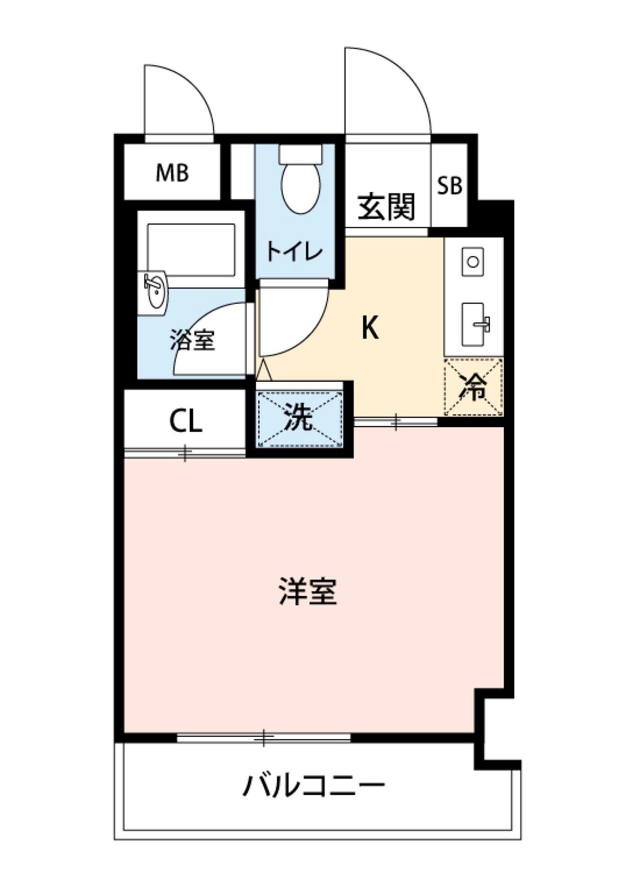 平面图: