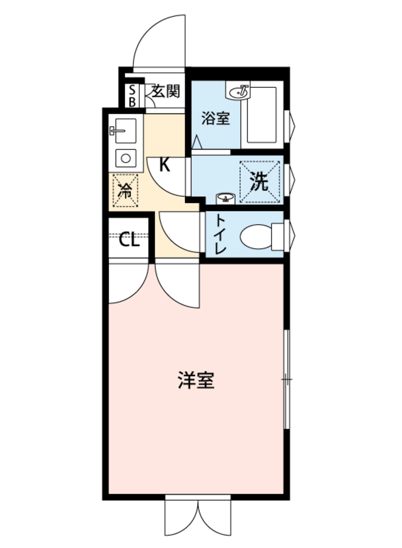 平面图: