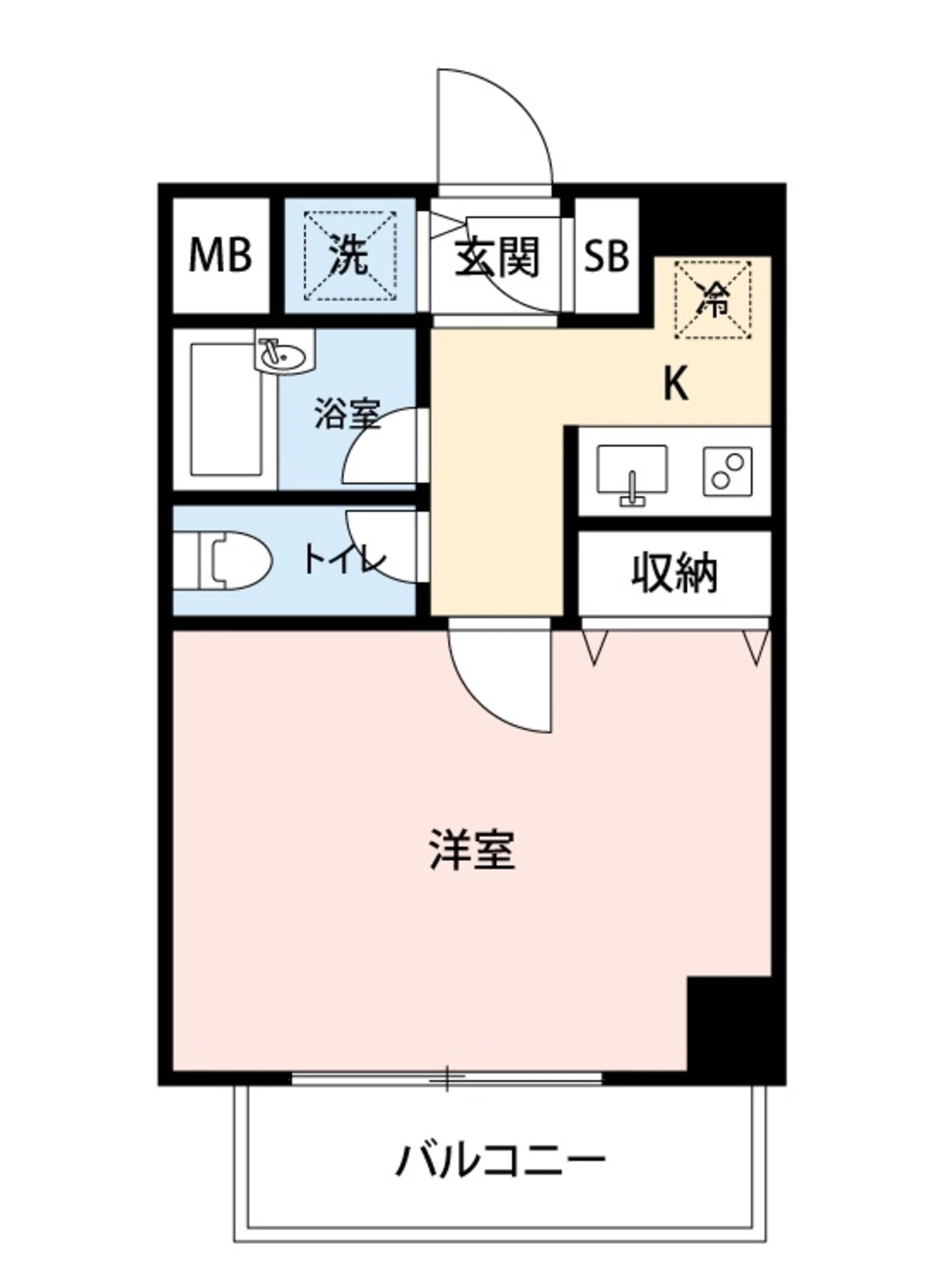 平面图: