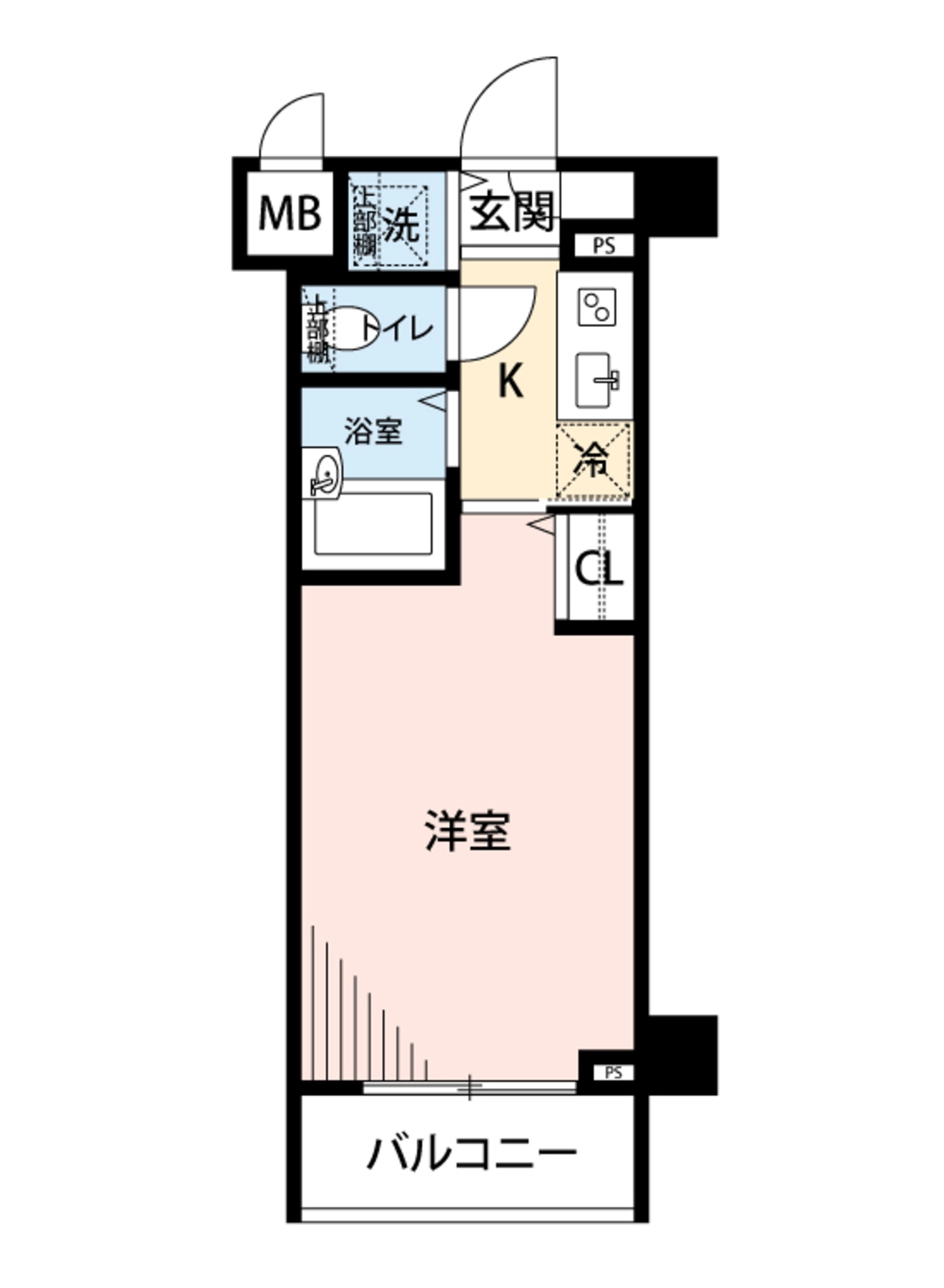 平面图: