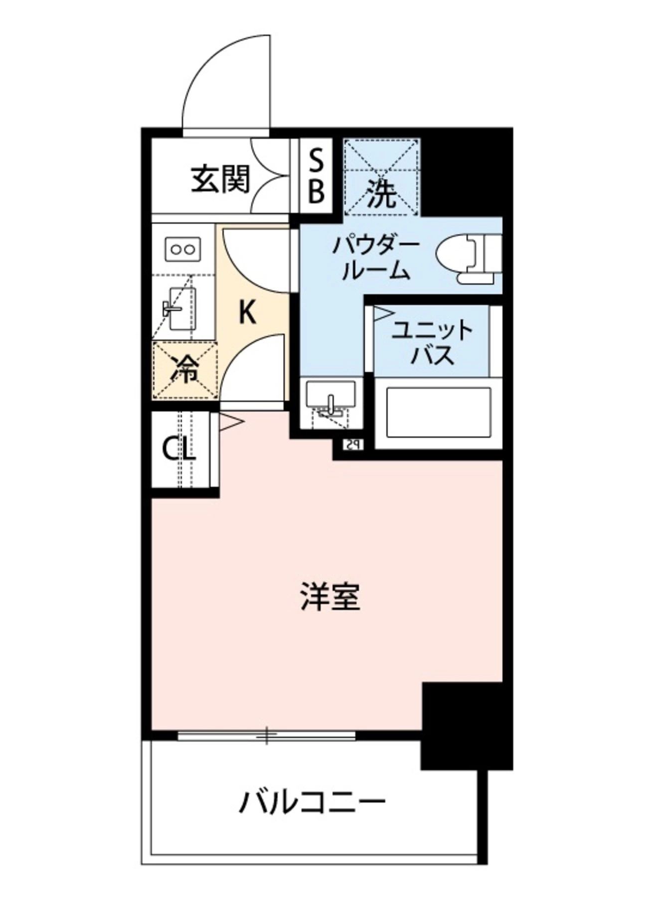 平面图: