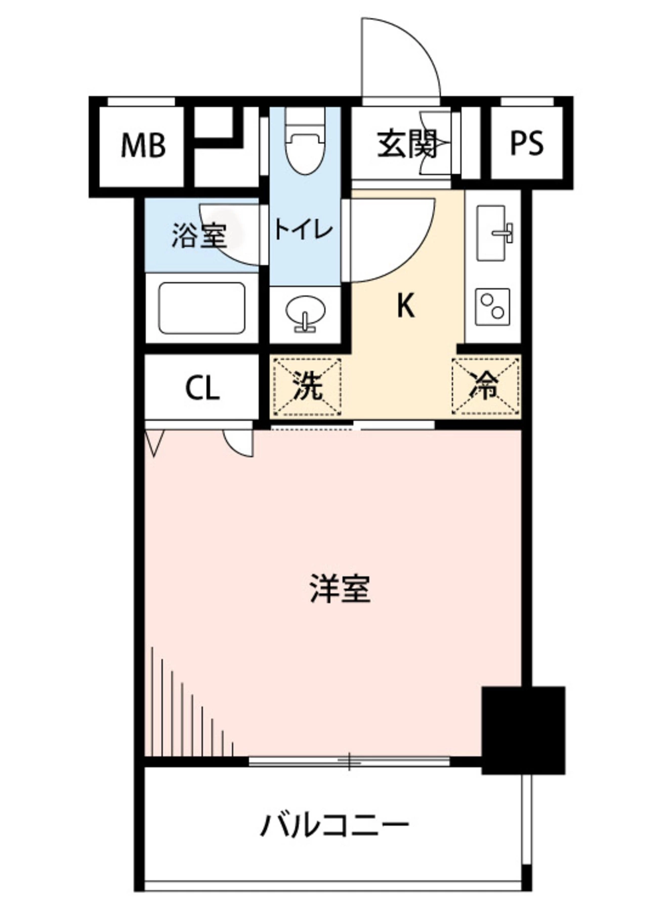 平面图: