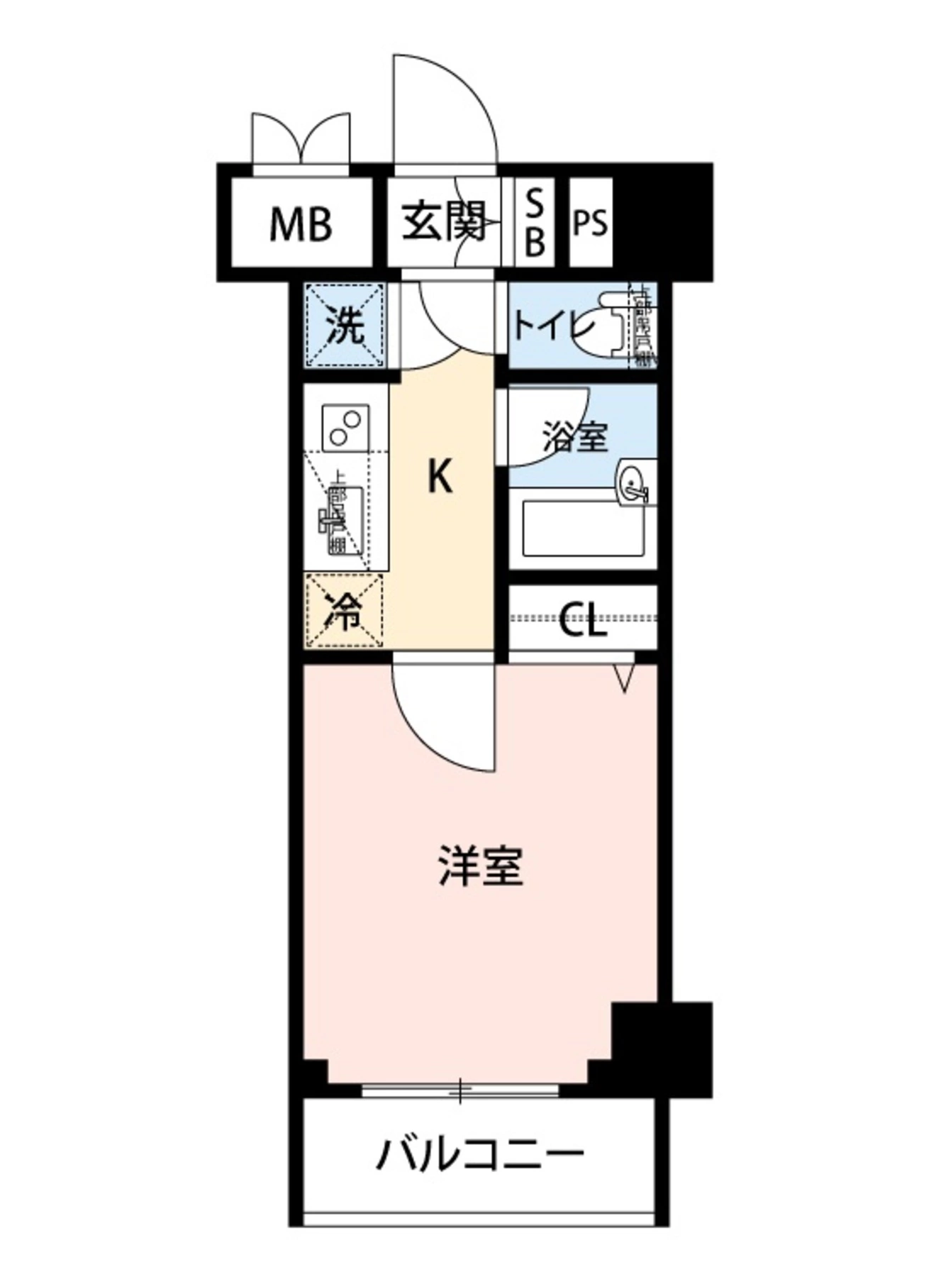平面图: