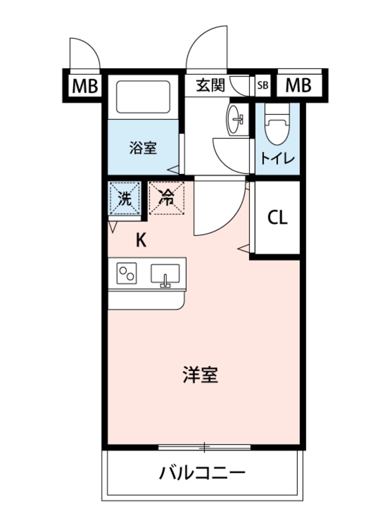 平面图: