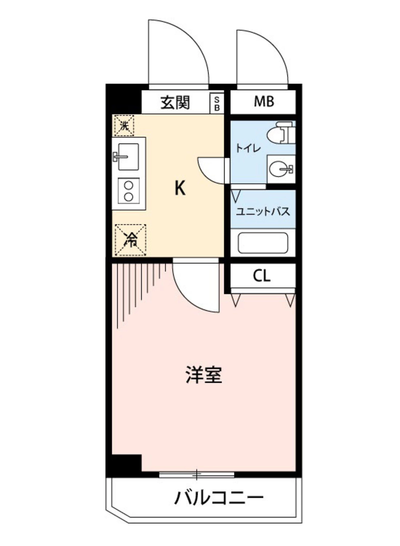 平面图: