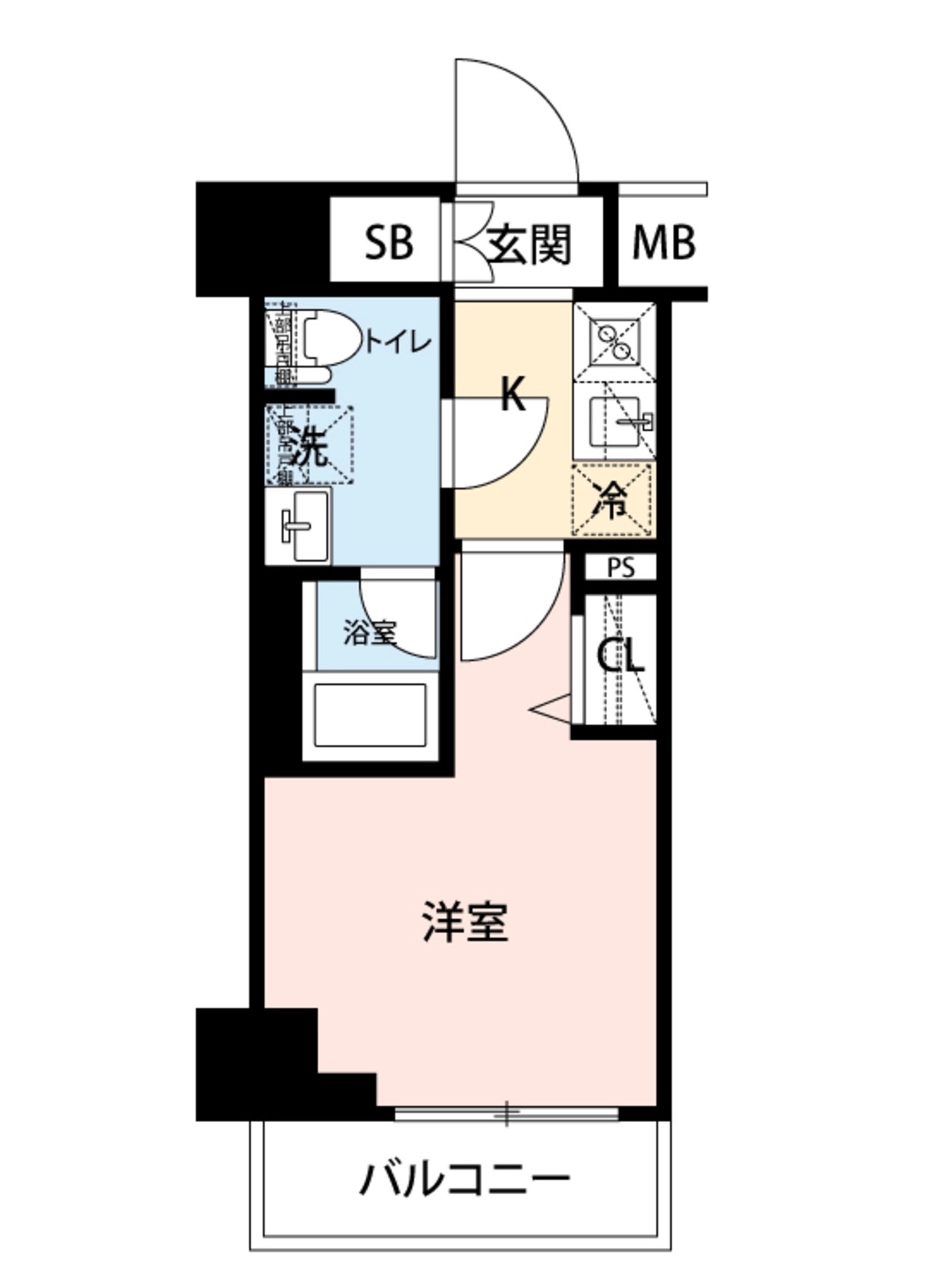 平面图: