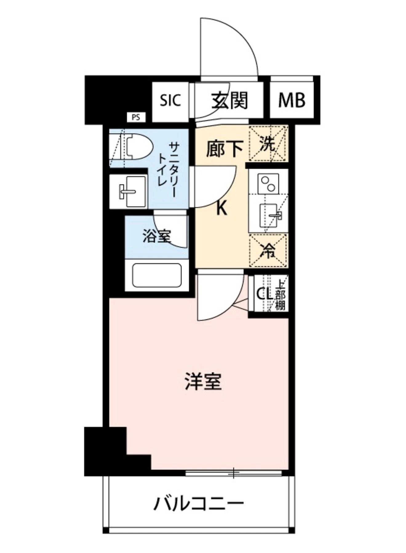 平面图: