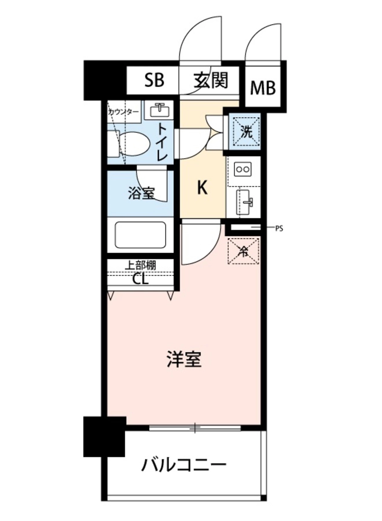 平面图: