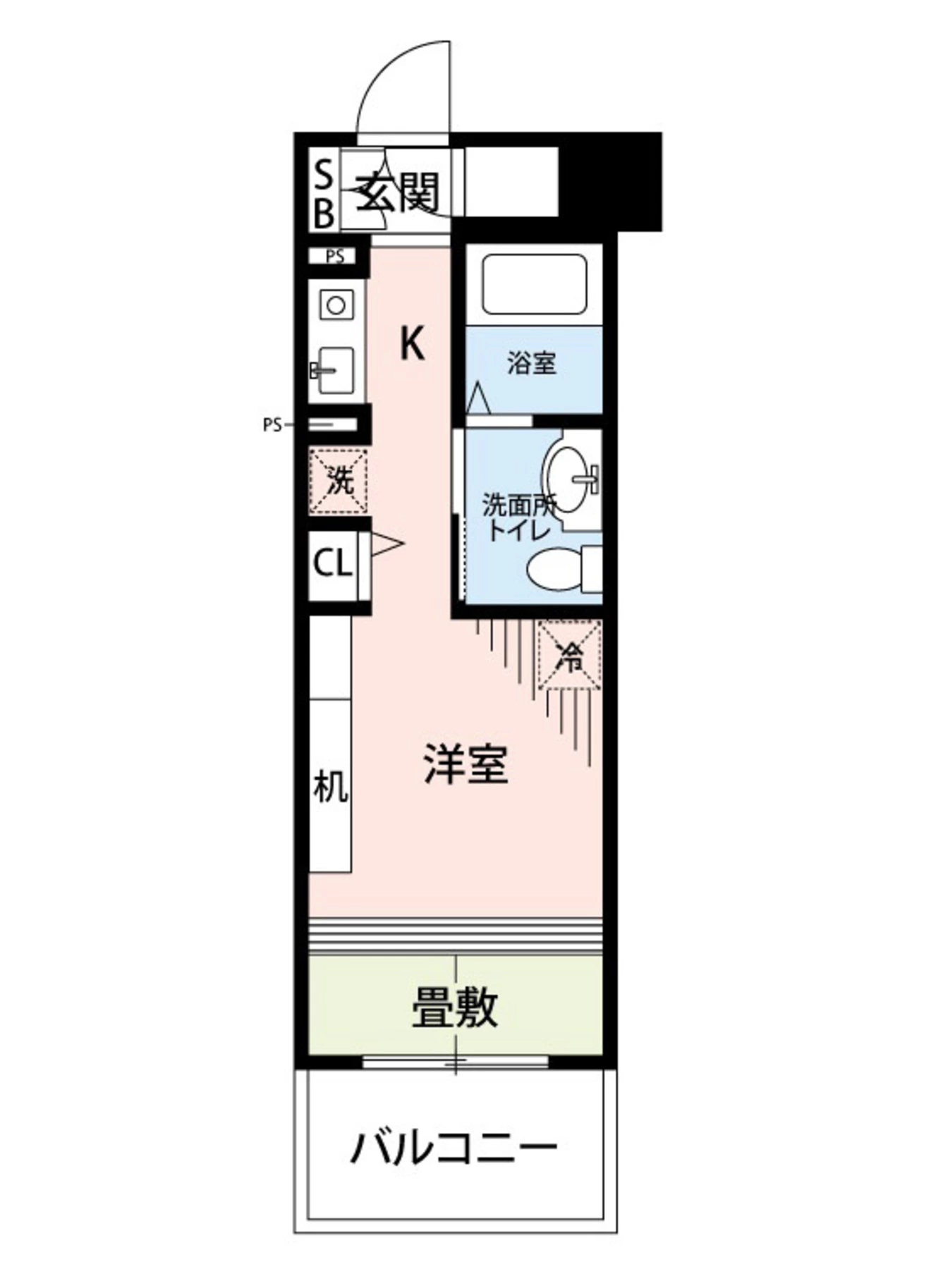 平面图: