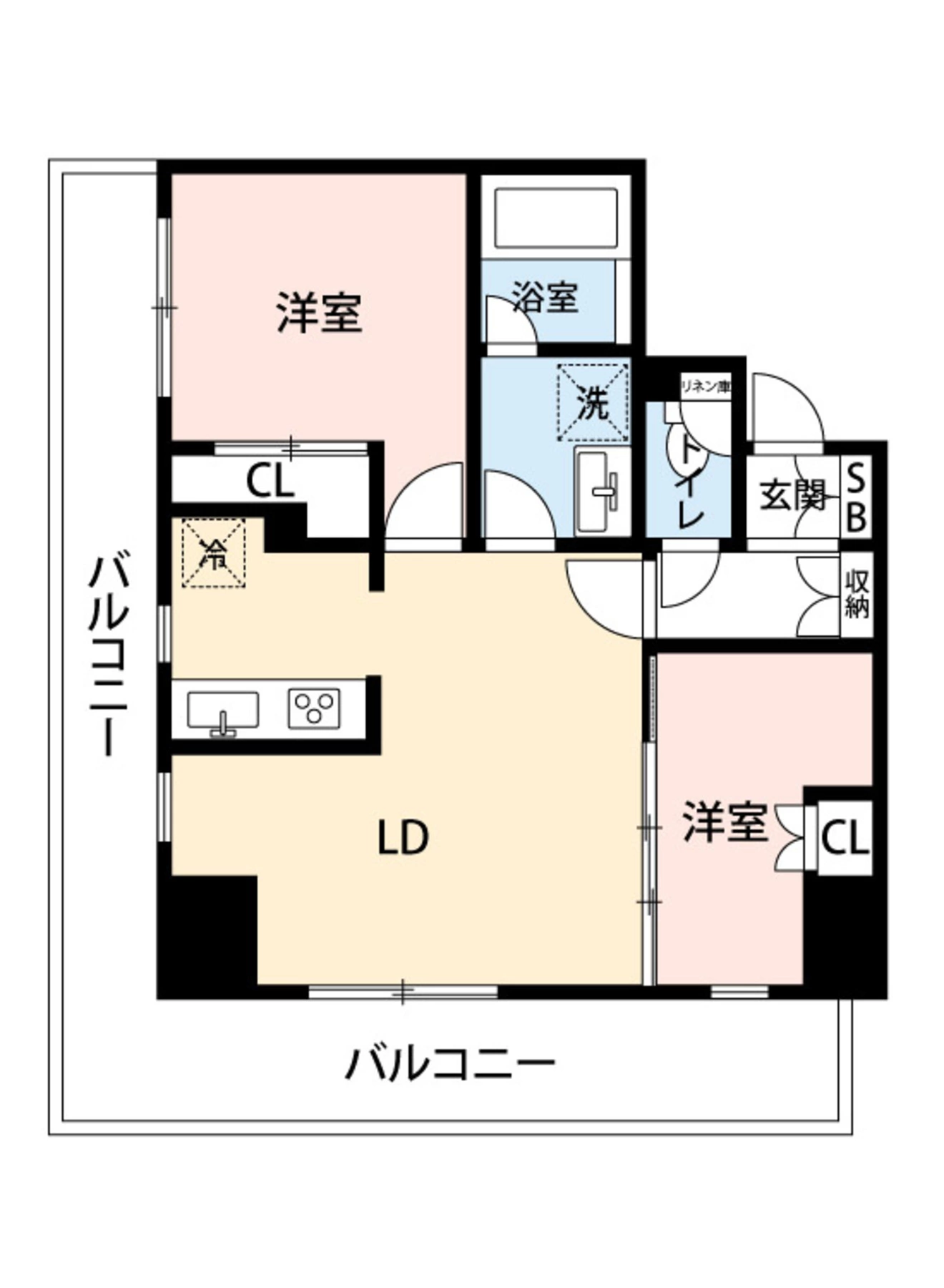 房子布局：