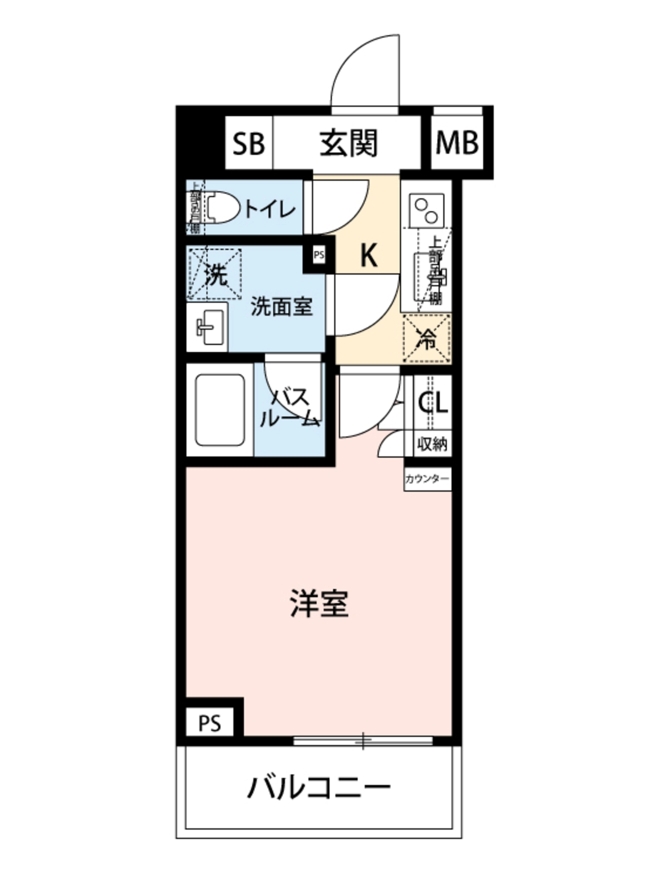 平面图: