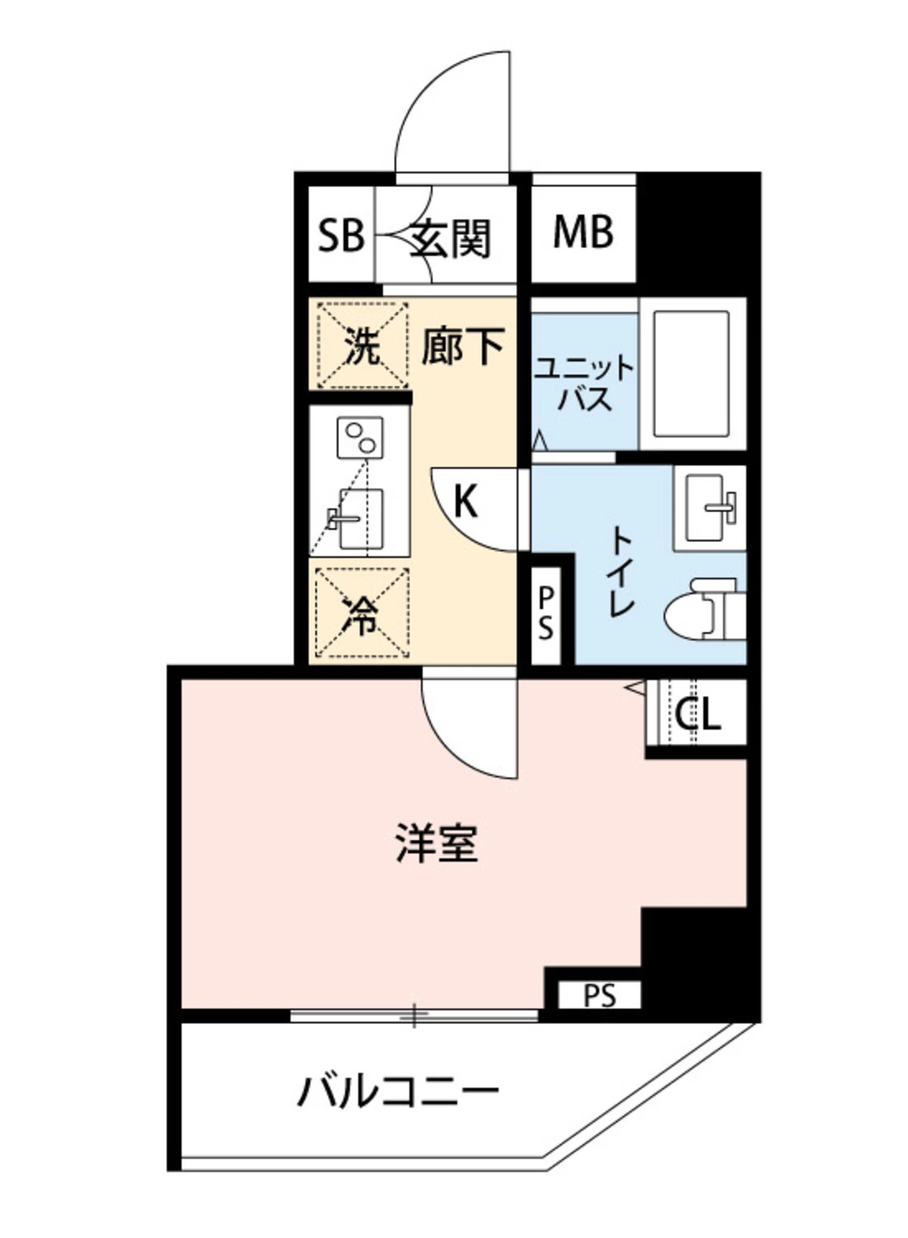 平面图: