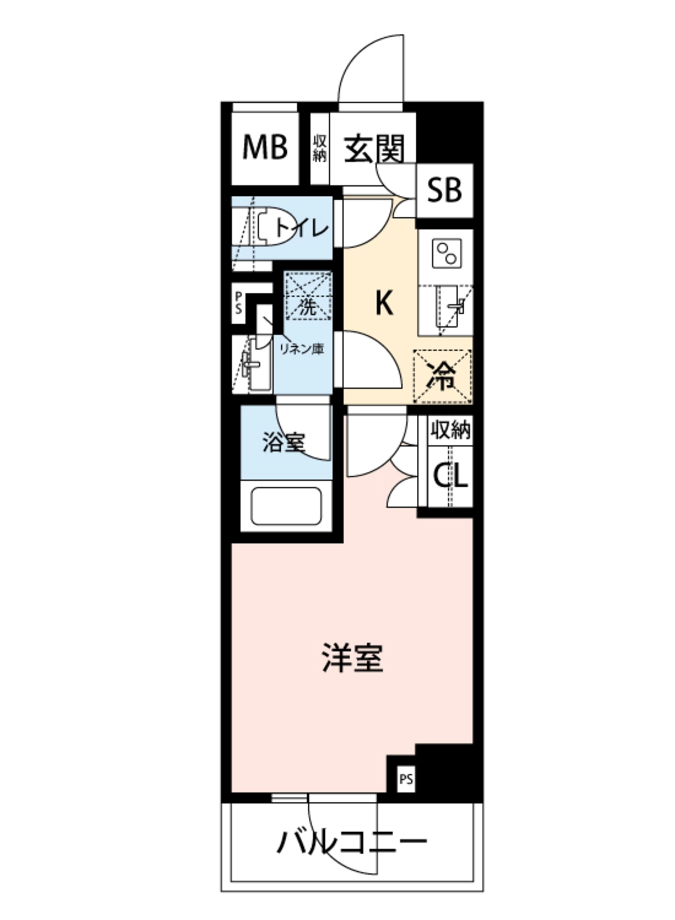 平面图: