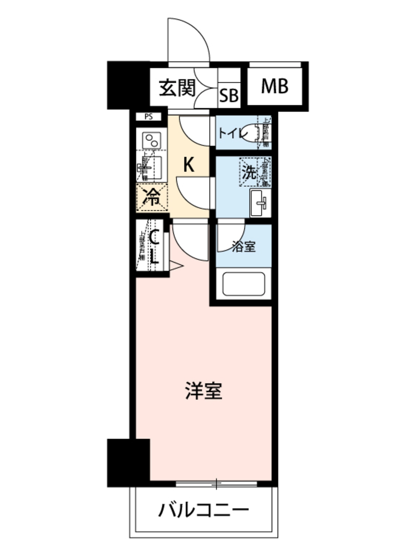 平面图: