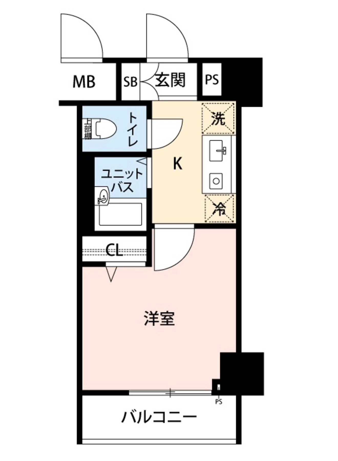 平面图: